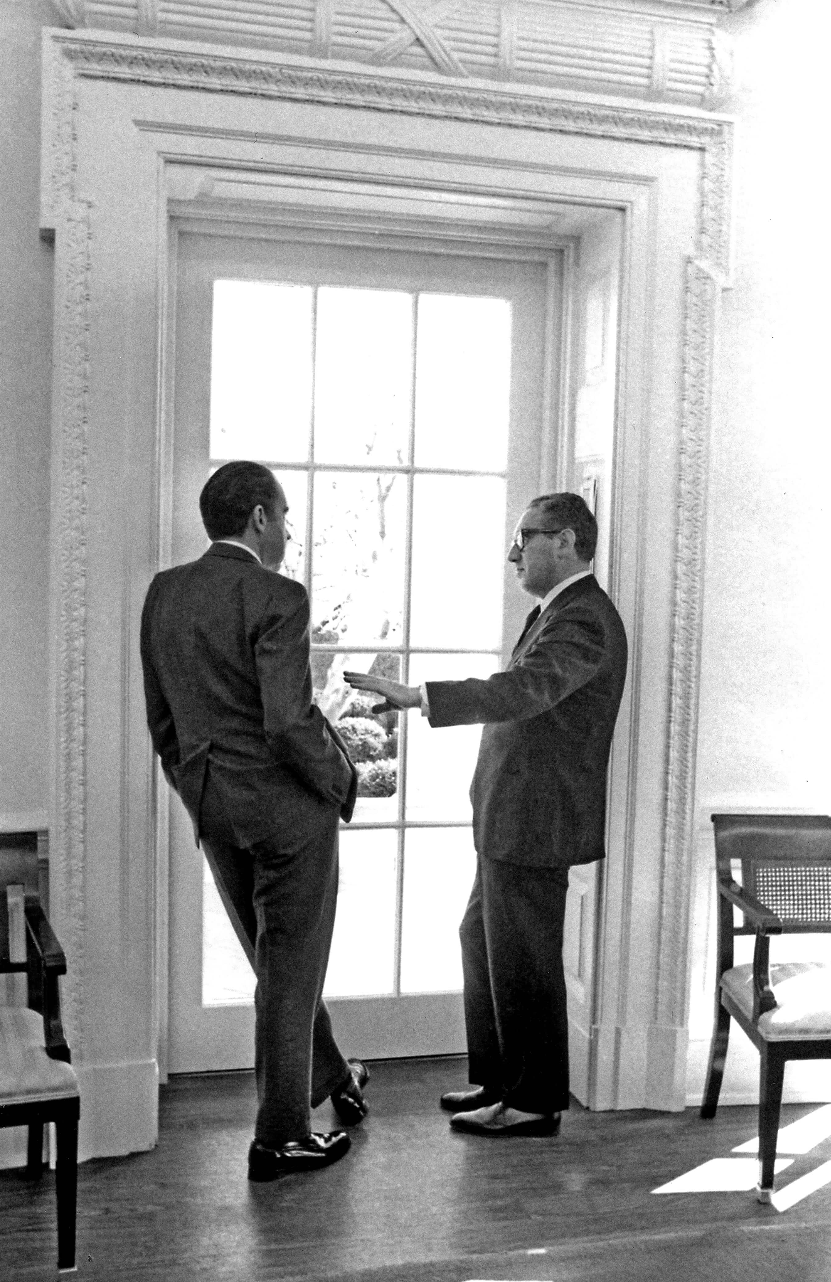 El&nbsp;consejero de&nbsp;Seguridad Nacional de&nbsp;EE.UU., Henry Kissinger, con el&nbsp;presidente Richard Nixon.